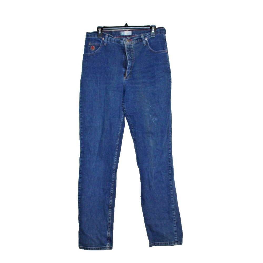 Wrangler Calgary Relaxed Fit Jeans Mens 32x33 Blue Denim Western Cowboy 16x34
